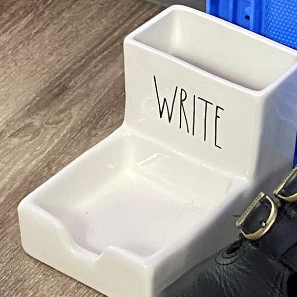 Rae Dunn Other - Rae Dunn White 'Write' Pen Holder